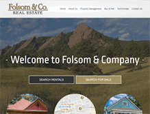 Tablet Screenshot of folsomco.com